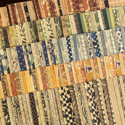 Weeck 360Pcs Flower Vintage Scrapbook Paper Set, Antique Single Side Printed Journaling Scrapbooking Supplies Craft Decoupage Papers Kit for DIY Card Making, Photo Album, Junk Journals Collage