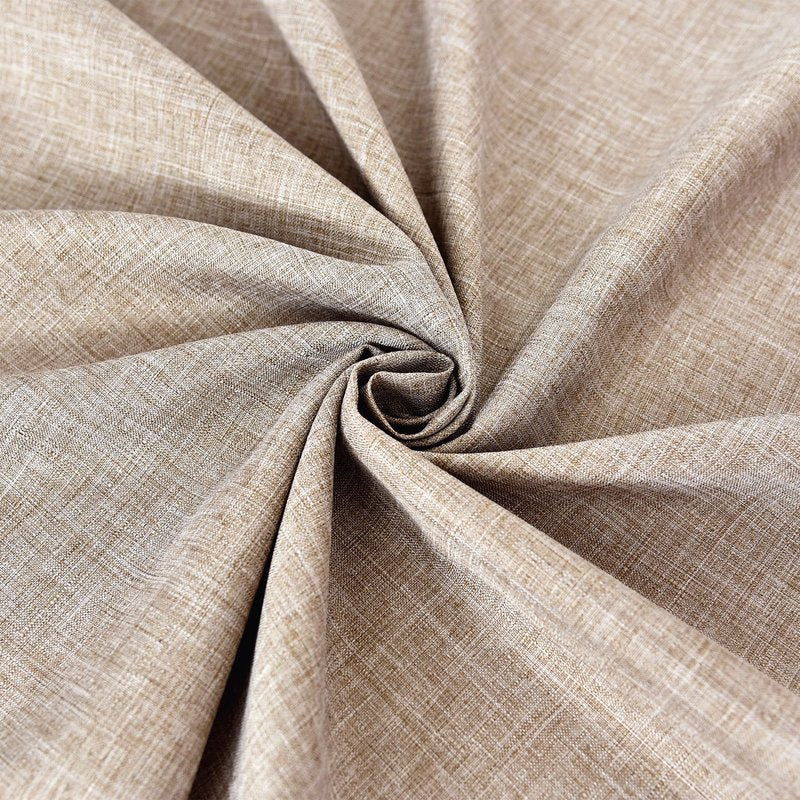 Fitable Nature Faux Linen Tablecloths Rectangle 60 x 84 Inch - 6 Pack Neutral Table Clothes for 4 Foot Tables, Wrinkle-Proof Faux Burlap Table Covers for Dining, Farmhouse, Outdoor Picnic, Camping
