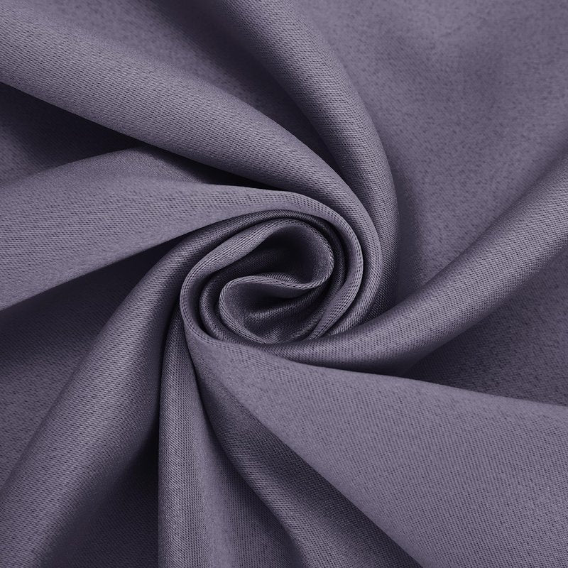 Sun Zero Barrow 2-Pack Energy Saving Grommet Curtain Panel Pair, Lavender, 54" W x 84" L (2 Panels)