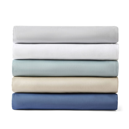 Nautica - King Sheets, Cotton Sateen Bedding, 400 Thread Count, Silky Smooth & Wrinkle Resistant (Regatta Beige, King)