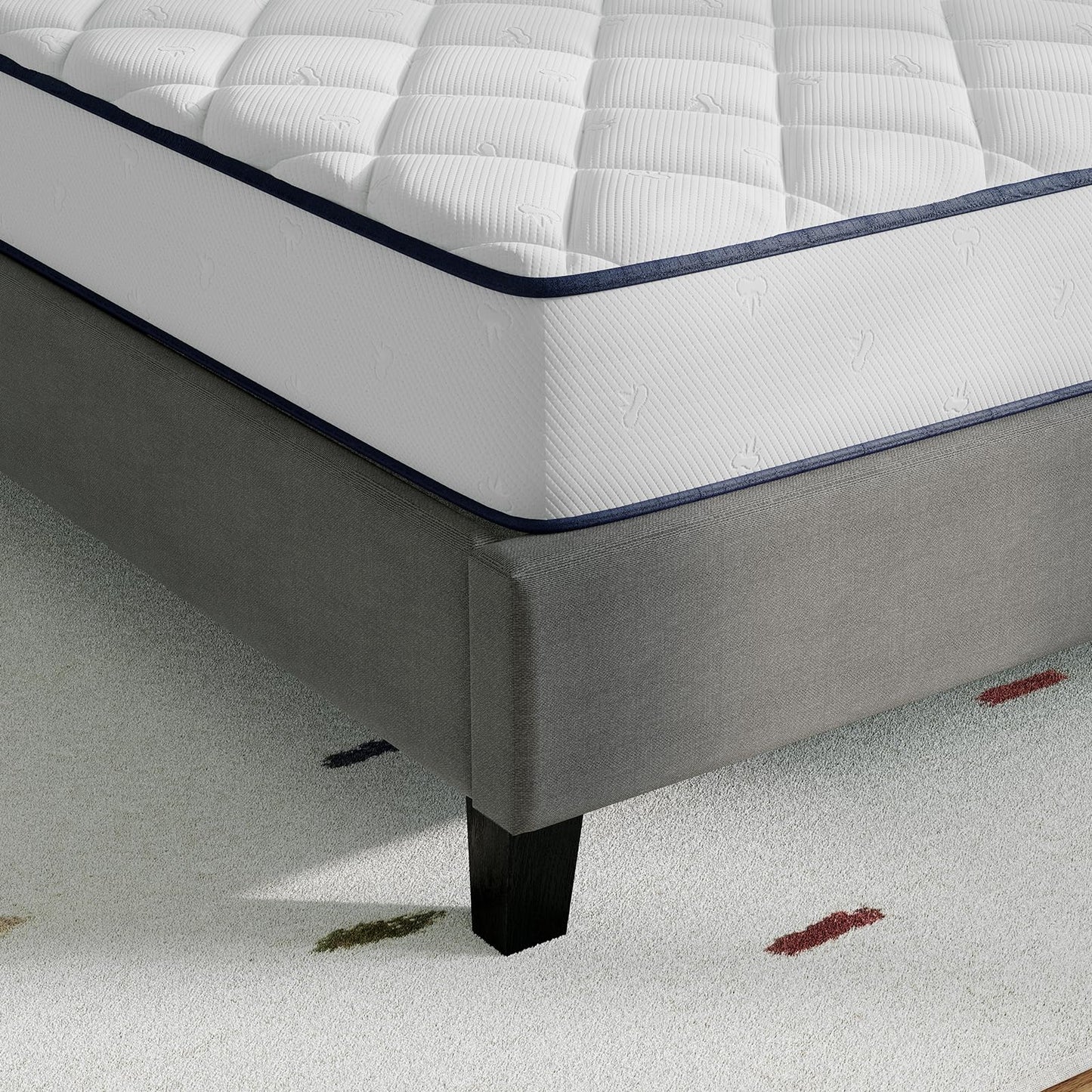 Novilla Twin Mattress 6 Inch, Foam and Spring Hybrid Mattresses for Restful Sleep, Twin Mattress in a Box, Medium Firm, CertiPUR-US Certified Foam, Durable Support, Eco-Friendly Packaging