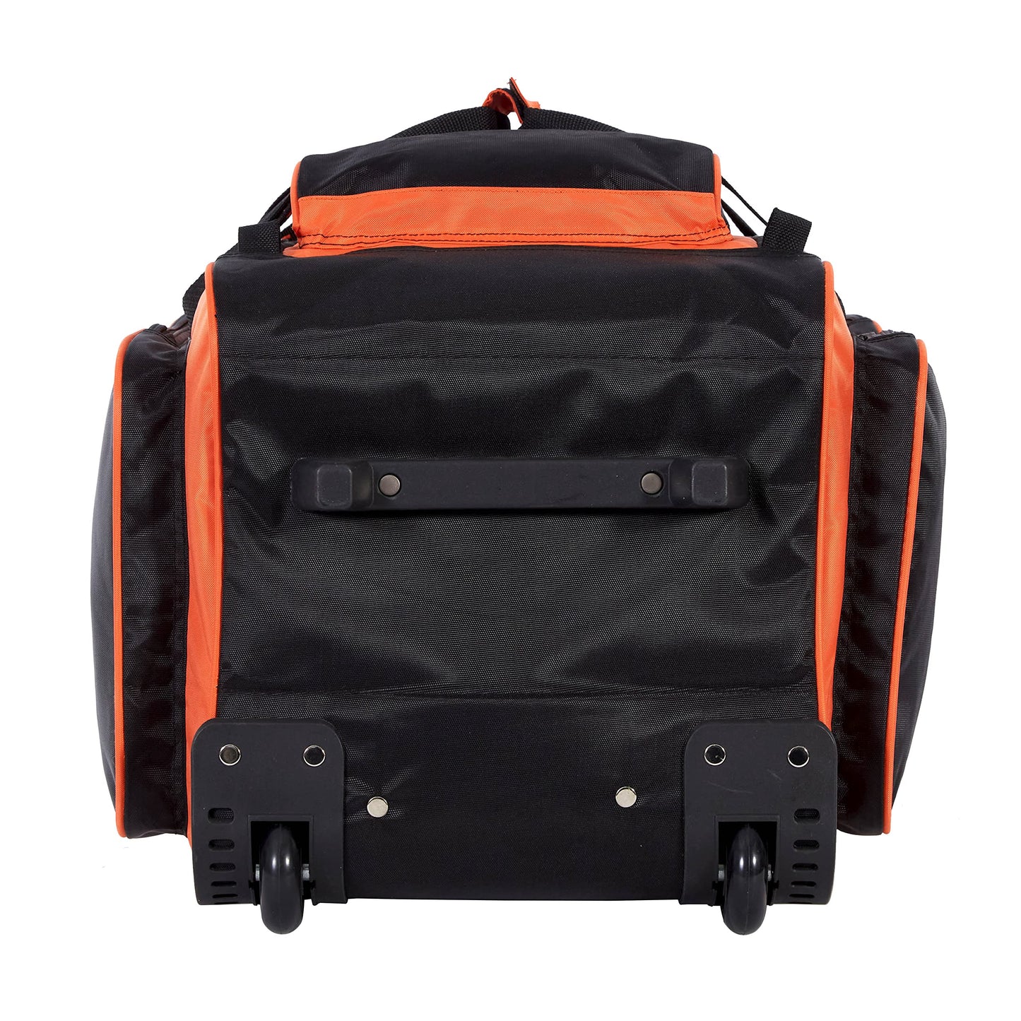 Travelers Club Xpedition 30 Inch Multi-Pocket Upright Rolling Duffel Bag, Bright Orange, 30" Suitcase