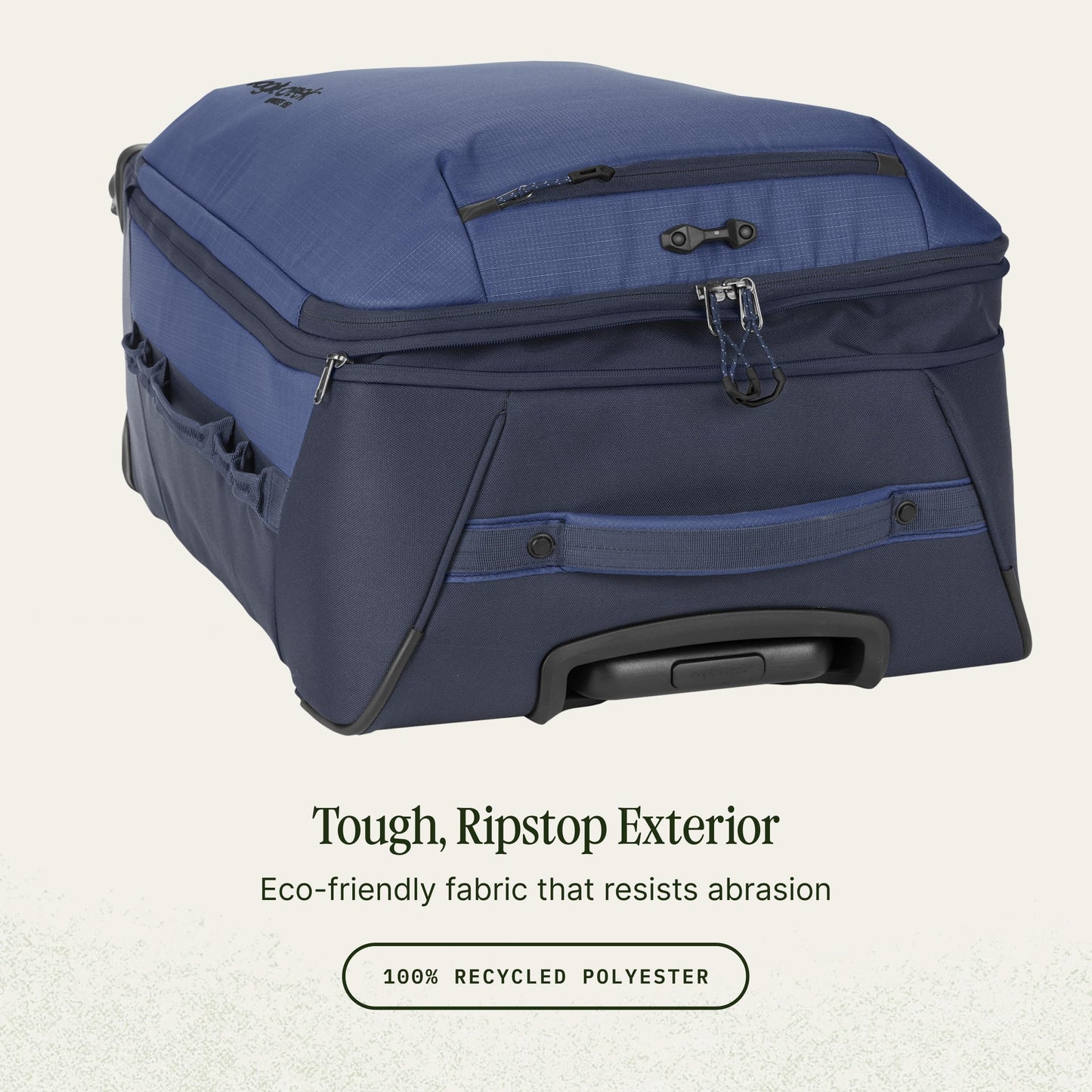 Eagle Creek Expanse 4-Wheel 30" Luggage – Durable Checked Spinner Suitcase with Expandable Capacity – Rugged Fabric, Lockable Zippers & Grab Handles – Travel-Ready – Pilot Blue