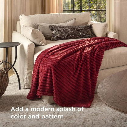 Bedsure GentleSoft Twin Blanket - Cozy Scarlet Sage Throw for Women | Soft & Stylish 66x90 Inches