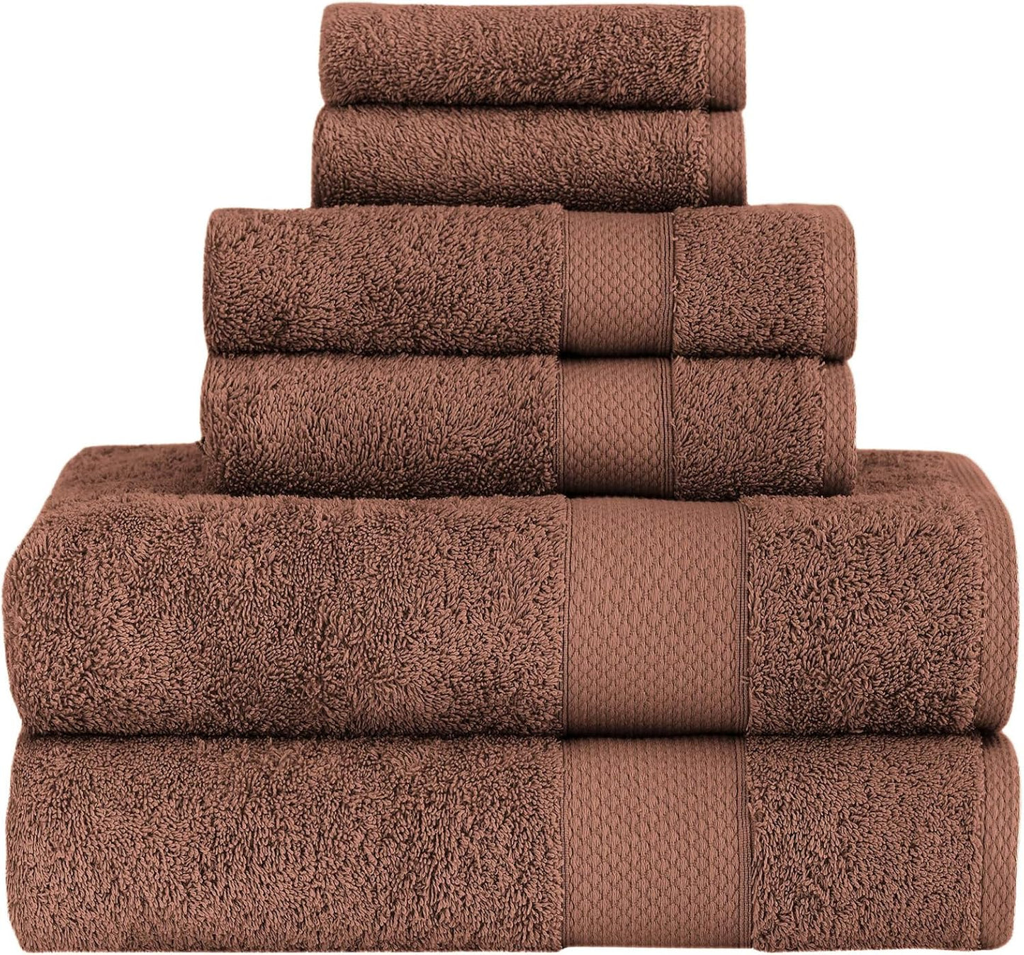 6 Set, 100% 2 2 2 Towels Beyond - Luxury Piece Towel Turkish Cotton, Quick Drying, Highly Absorbent & Comfy, Includes