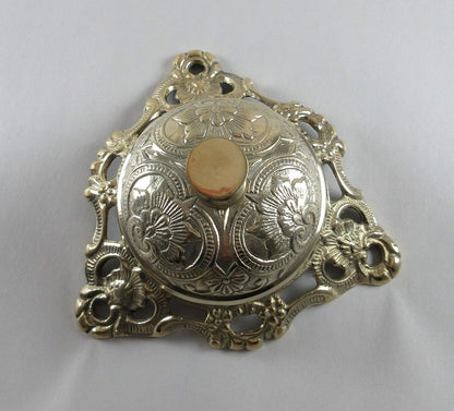 Upper Deck Ornate Solid Brass Hotel Counter Bell