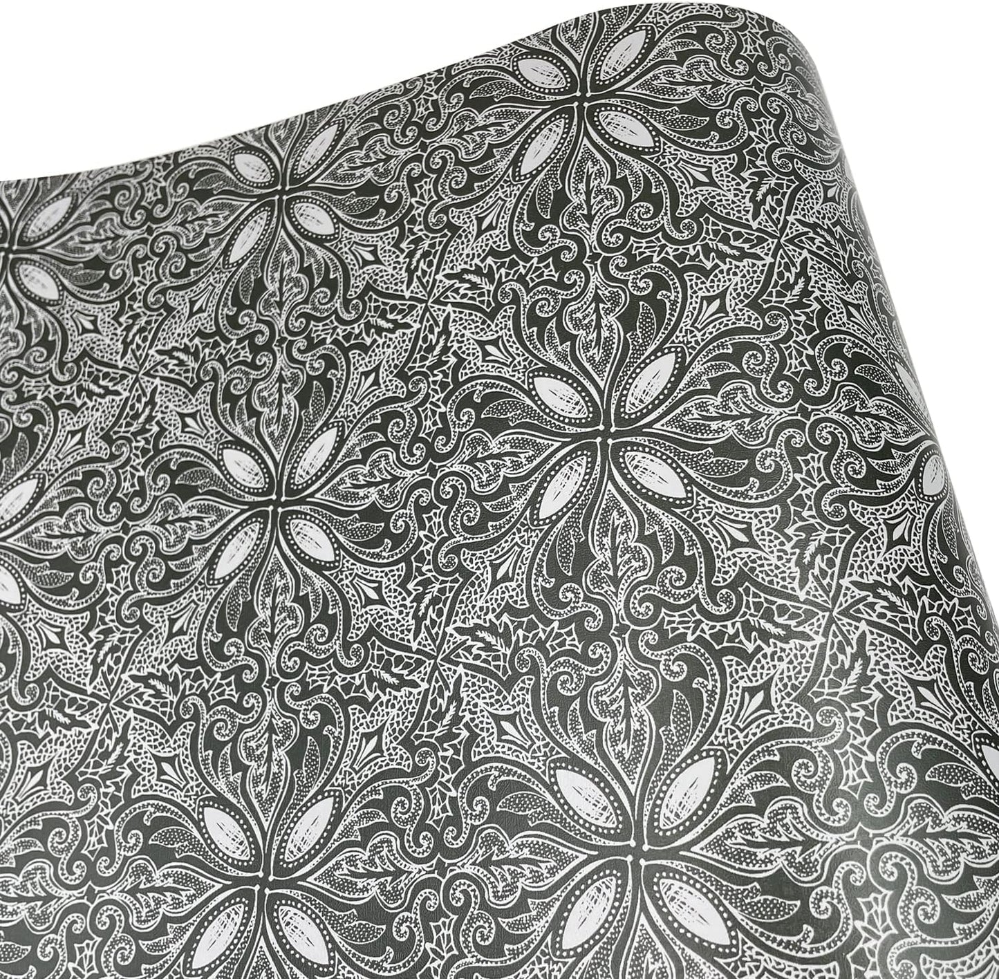 Yifely Vintage Petal Countertop Covering Paper, Self-Adhesive Shelf Liner, 17.7 Inch by 9.8 Feet
