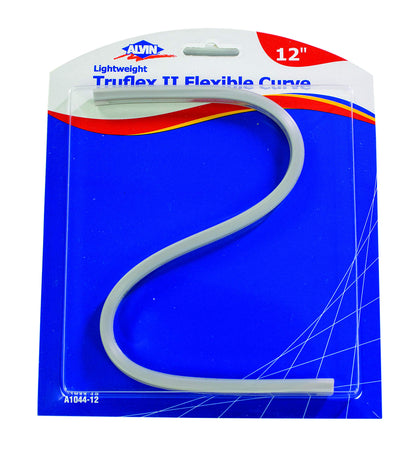 ALVIN - A1044-12, Truflex, Lightweight Aluminum Flexible Curve, Multipurpose Drafting Ruler for Drawing, Planning, and Design, Great for Students and Professionals - 12 Inches