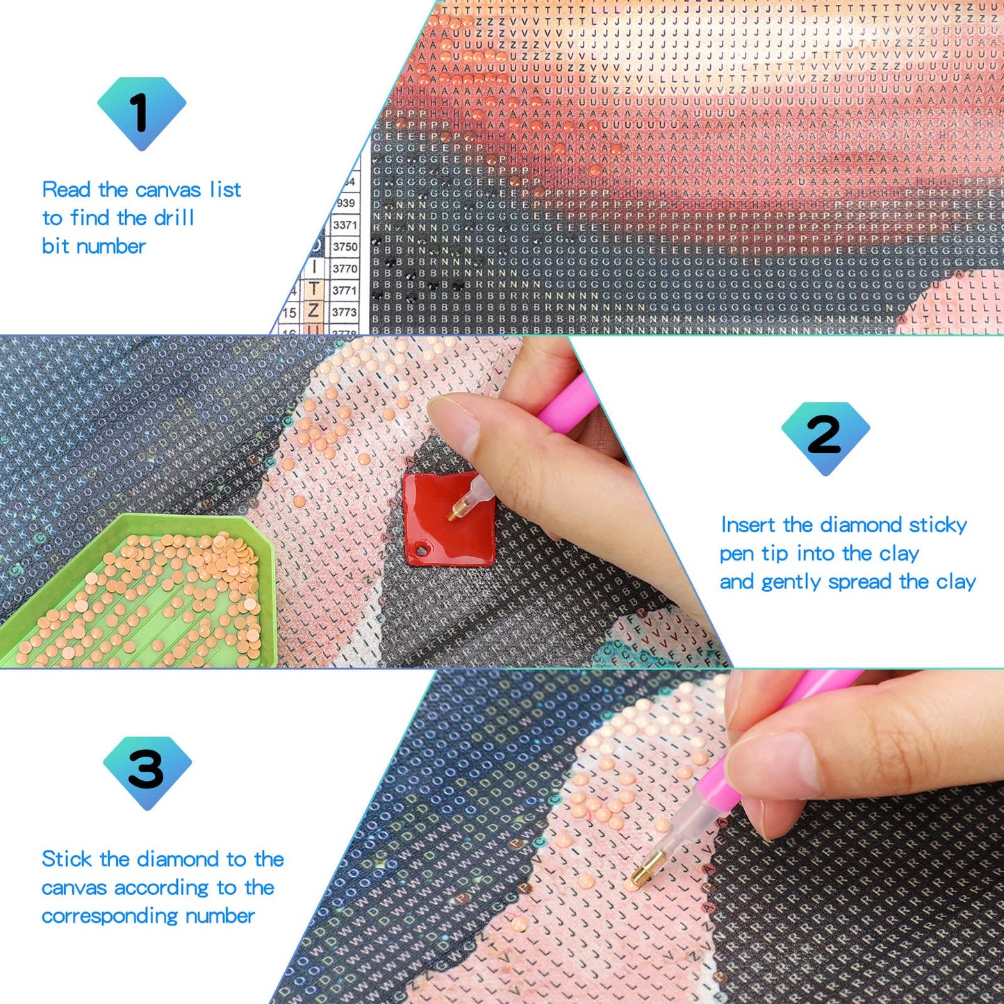 UPABLUNSO Octopus Diamond Painting Kits for Adults Animal Round Full Drill Diamond Dots Paintings for Beginners, 5D Paint with Diamonds Pictures Gem Art DIY Crafts Kits 12x16 Inch