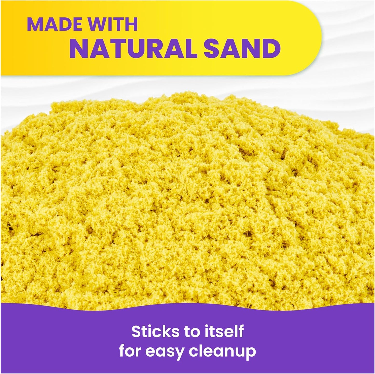 20-Pack 3.3lbs 3 Kinetic Sand, Eggs with Red, Yellow & Blue Play Sand for Egg Hunts, Party Favors & Goodie Bags