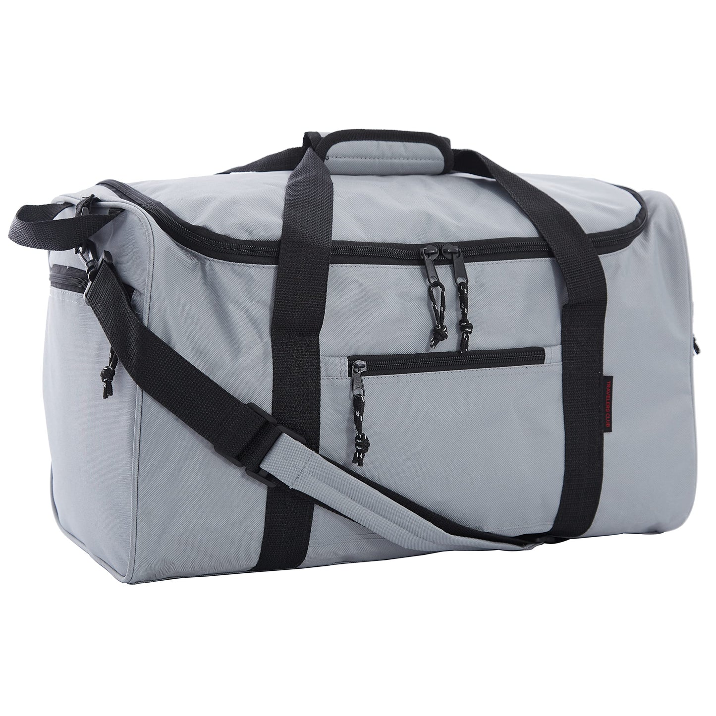 Travelers Club 6 Piece Orion Luggage and Travel Accessories Set, Grey