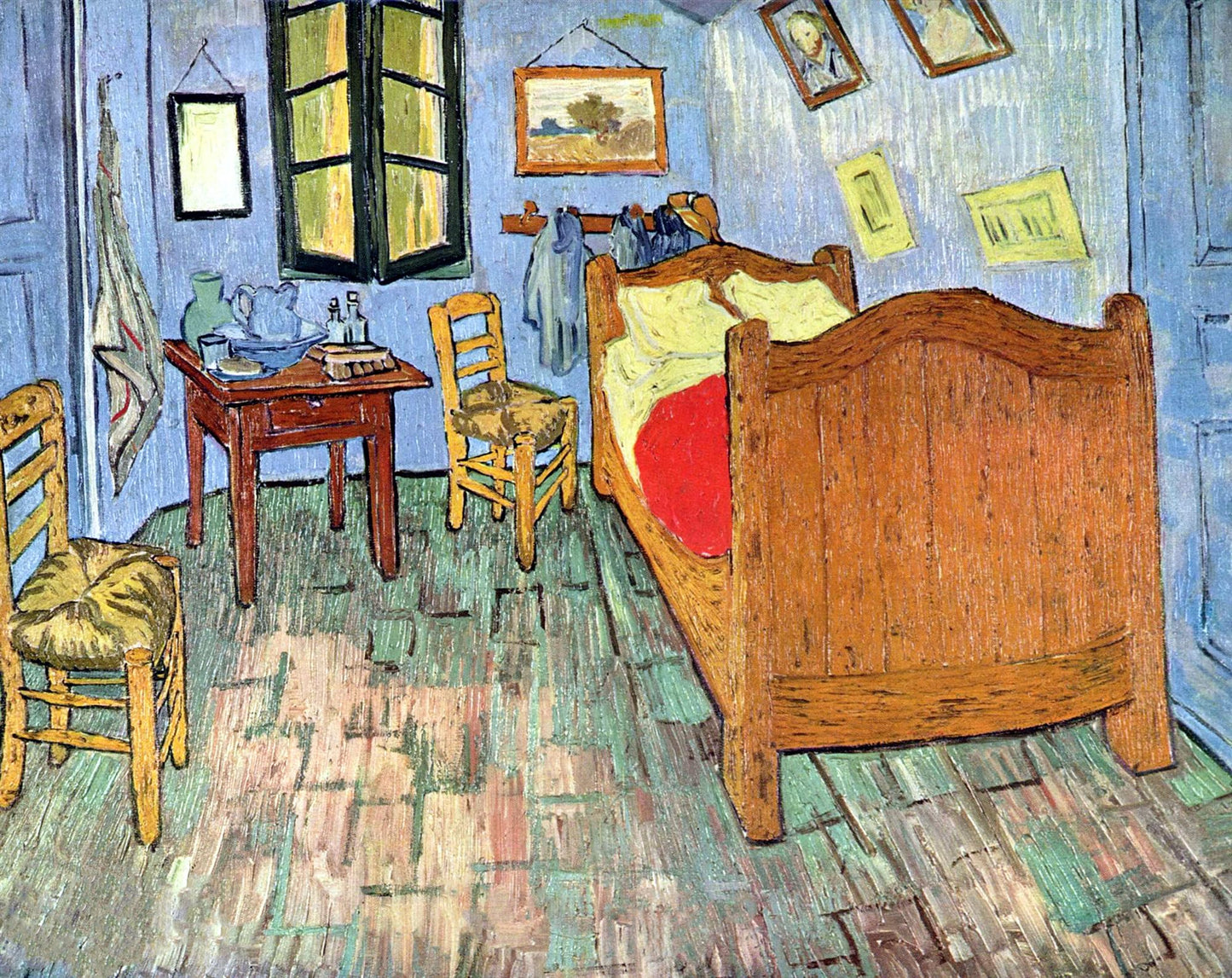 NIHO-JIUMA Diamond Painting Kits Van Gogh Arles Bedroom, DIY 5D Full Drill Diamond Art Gift for Adult/Teen, Home Decoration (40x50cm/16x20inches)