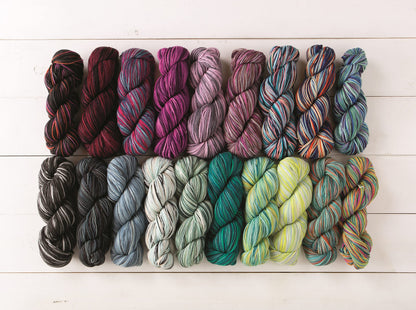 Knit Picks Stroll Hand Painted Superwash Merino Wool Fingering Weight Sock Yarn - 100 Gram (Pink Moon)