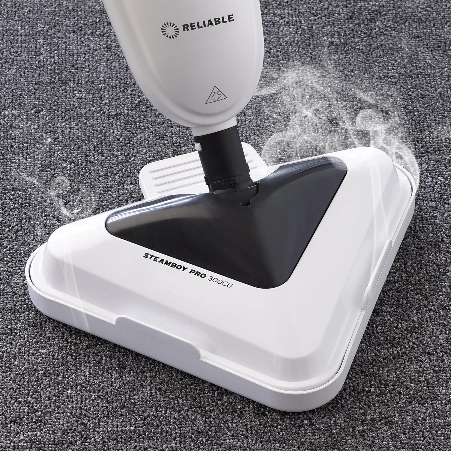 Steamboy Pro 300CU | 3-in-1 Electric Steam Mop - Versatile Floor Cleaner with 4 Microfiber Pads & Swivel Head