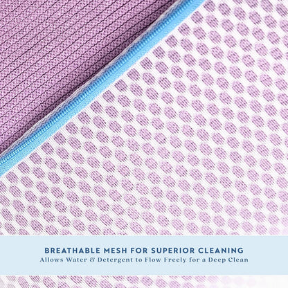 **ELYN Mesh Laundry Bags - Ultra Durable Honeycomb Mesh for Delicates | 3 Pack Medium (12” x 16”)**