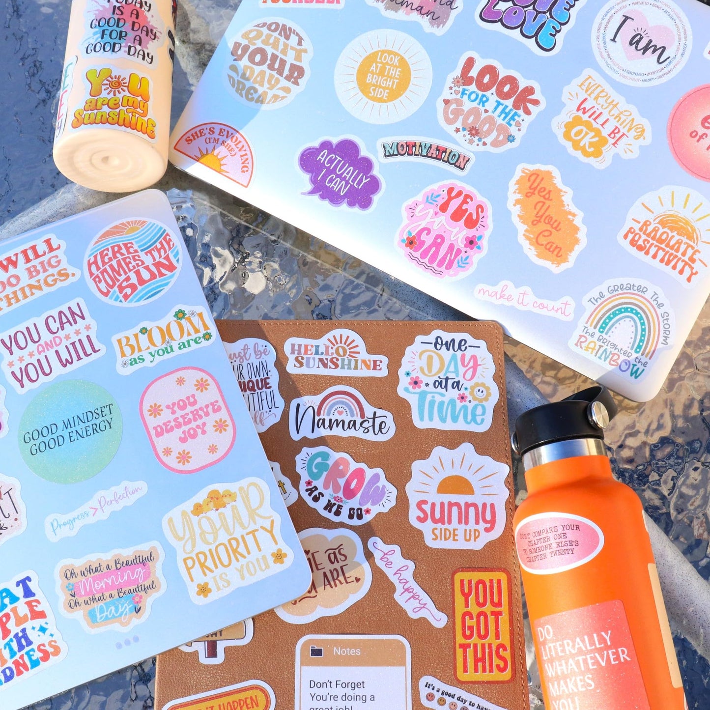 You've Got This by Sticker Pack Puraesla - 300 Positive Affirmation Stickers, Emotional Boost Glitter Motivational Sticker Pack, Encouraging Quotes for Laptop, Water Bottles, Vision Board, Self Love