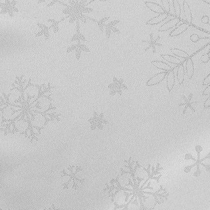 13 95 Inch, HARORBAY White Table Runner x Farmhouse Silver Dresser Scarf for Dining Room Kitchen Party Winter Holiday