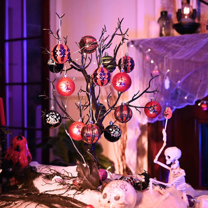 Valery Madelyn Halloween Decorations Value Bundle (2 Items), 40ct & 16ct Halloween Ornaments Tree Decorations for Holiday Party Indoor Home Decor