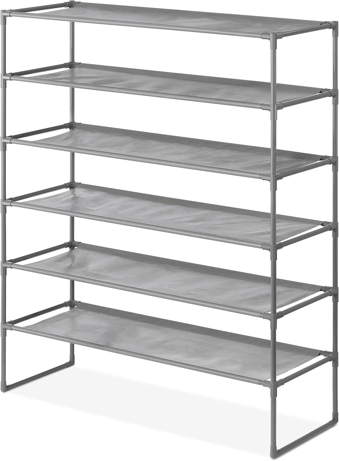 6-Tier Whitmor Spacemaker Shelves, Gunmetal