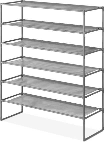 6-Tier Whitmor Spacemaker Shelves, Gunmetal