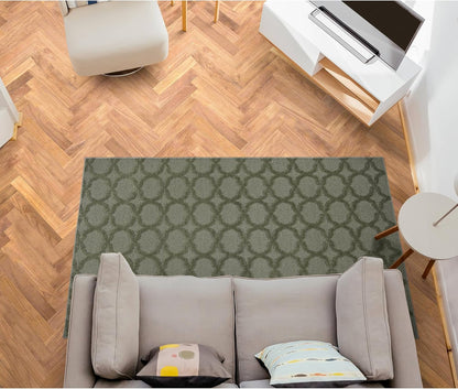 Garland Rug Sparta Area Rug, 3 ft. x 5 ft. Silver for Home Decor