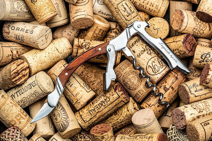 Laguiole Style de Vie Corkscrew, Bottle Opener with Foil Cutter, Rosewood