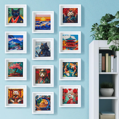 LuwoArte 12 Pack Diamond Painting Kits for Adults – Featuring Legends of Asia Designs – Full Drill DIY Paint Gem Art for Adults – Brilliant 5D Diamond Painting Kit – Relaxing Craft for Home Wall Décor