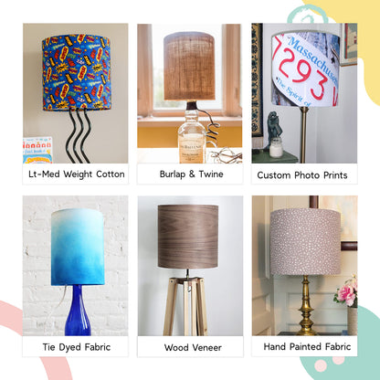 I Like That Lamp Styrene Sheet for Lampshade (17.5" Height x 64" Length) - Adhesive Roll for DIY Round Drum Lamp Shade - Repair Damaged Shades - Make a New Lampshade - Compatible With All Materials