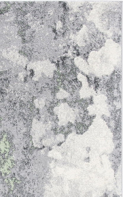 2'6" 4', (ADR134F) SAFAVIEH Adirondack Collection Accent Rug - x Green & Grey, Modern Abstract Design, Non-Shedding