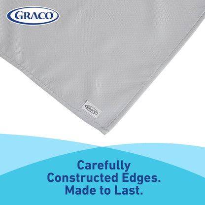 Graco Splat Mat for Under High Chair and Arts and Crafts, 50" X 50" Baby Anti-Slip Food Splash and Spill Mat for Eating Mess, Waterproof Floor Protector and Table Cloth