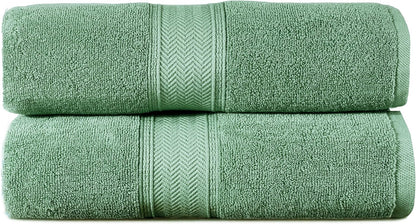 600 40 80 Inches- 100% 2 Set- Sets- Sets HILLFAIR GSM- x Cotton Pc XXL Oversized Bath Towel Soft Highly Absorbent Jumbo