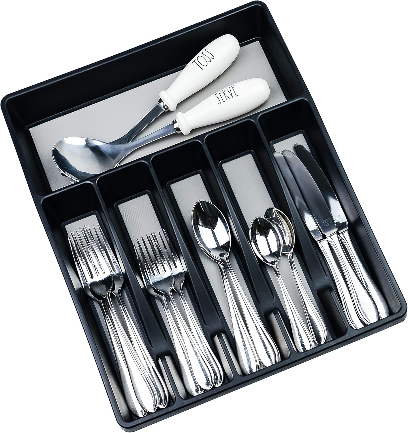 Galashield Silverware Organizer - Kitchen Drawers Flatware Utensils and Cutlery Tray for Easy Storage