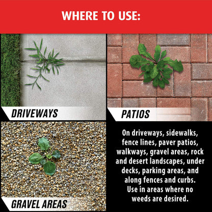 Ortho GroundClear Year Long Vegetation Killer1 Concentrate, Kills Weeds and Grasses, Prevents Unwanted Weeds and Grasses for up to 1 Year, 1 gal.