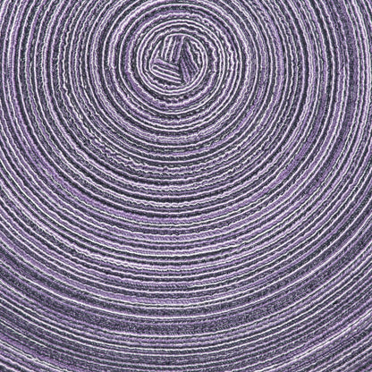 SHACOS Round Placemats Set of 4, Braided Cotton Place Mats, 15 inch for Kitchen Dining Table Holiday Party