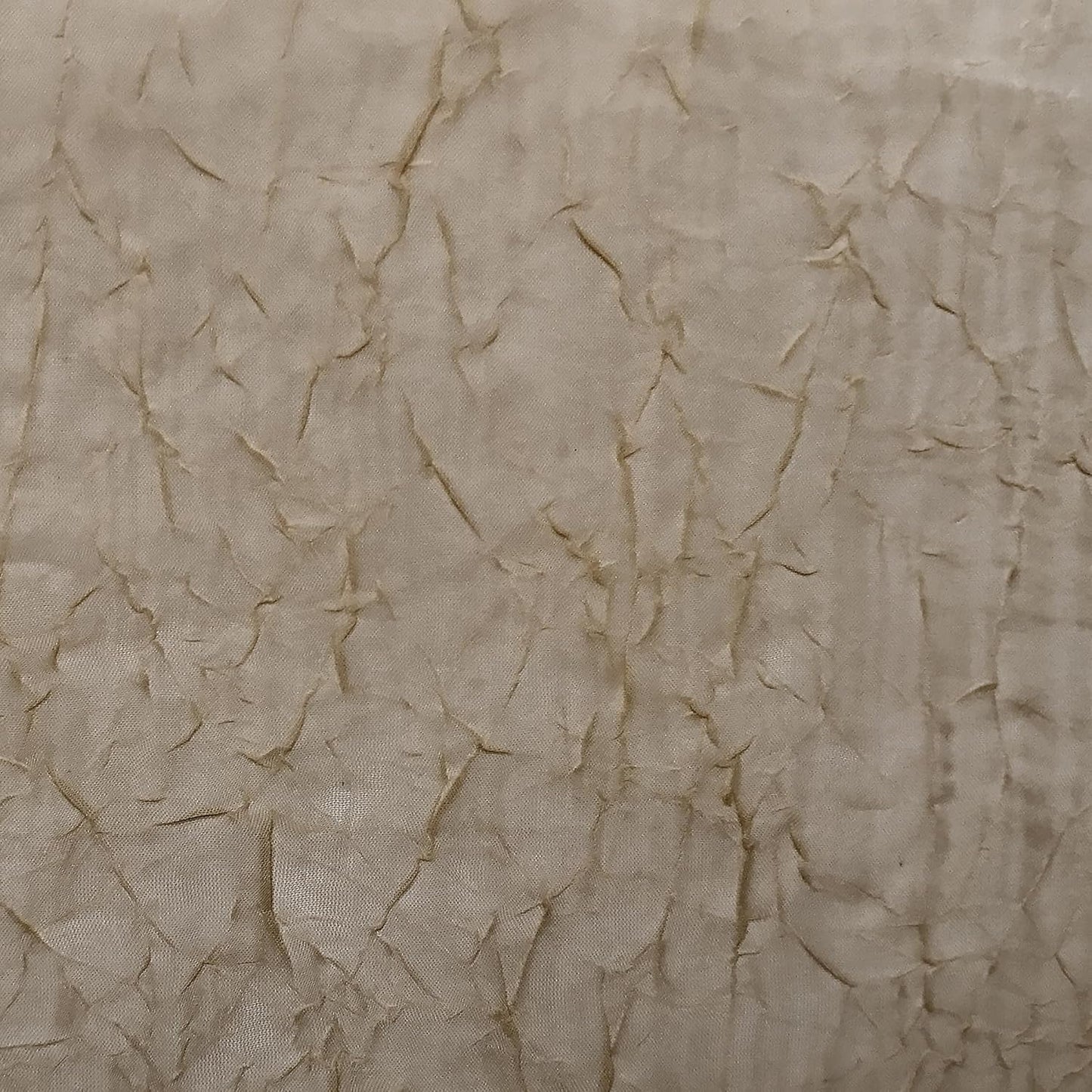 No. 918 Erica Crushed Sheer Voile Curtain Panel, 51" x 63", Taupe