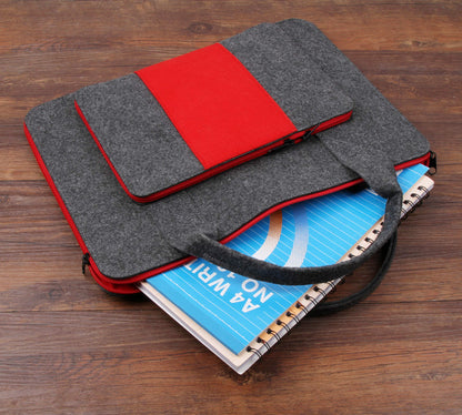 Felt Case Painting Carrying Laptop Case Shockproof Storage Led Light Pad Bag 14.5 x 10.75 Inch Painting Board Leaf Look Weeding Light Box Tools Accessories (For Small Size Light Pad)