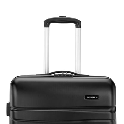 Samsonite Evolve SE Hardside Expandable Luggage with Double Spinner Wheels, Titanium, 3PC Set (CO/M/L)