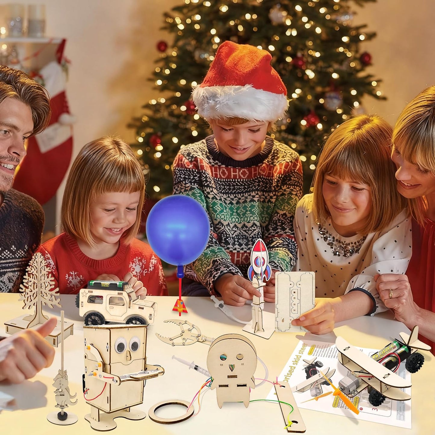 24 2025 Countdown, 8 9 10 11 12, 3D Kortes Days STEM Advent Calendar for Christmas Science Building Project Craft