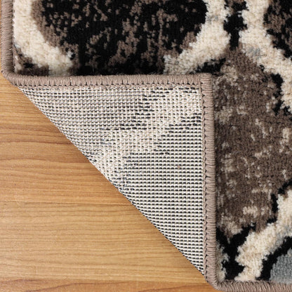 5' 5' Superior Indoor Large Area Rug, Jute Backed, Perfect for Living/Dining Room, Bedroom, Office, Kitchen, Entryway