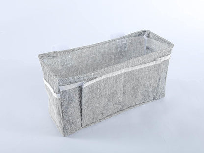 Home Dormitory Bed Hanging Storage Bag, Dark Gray, 31 cm Length, 11 cm Width, 16 cm Height