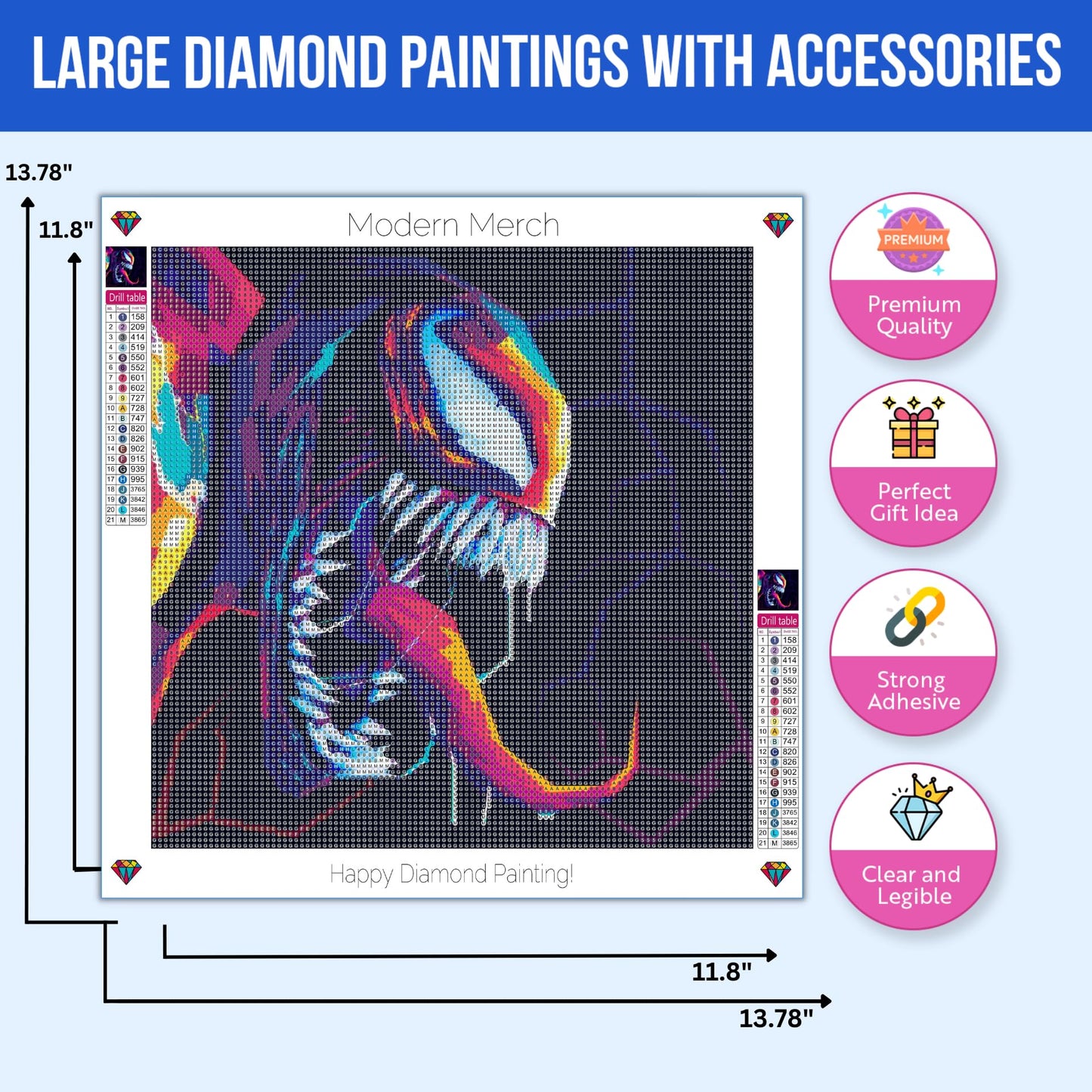 Modern Merch Disney Diamond Art Bundle Marvel Diamond Painting Packs