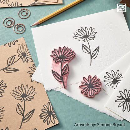 Speedball 3471 Super Value Block Printing Starter Kit – Includes Ink, Brayer, Lino Handle and Cutters, Speedy-Carve