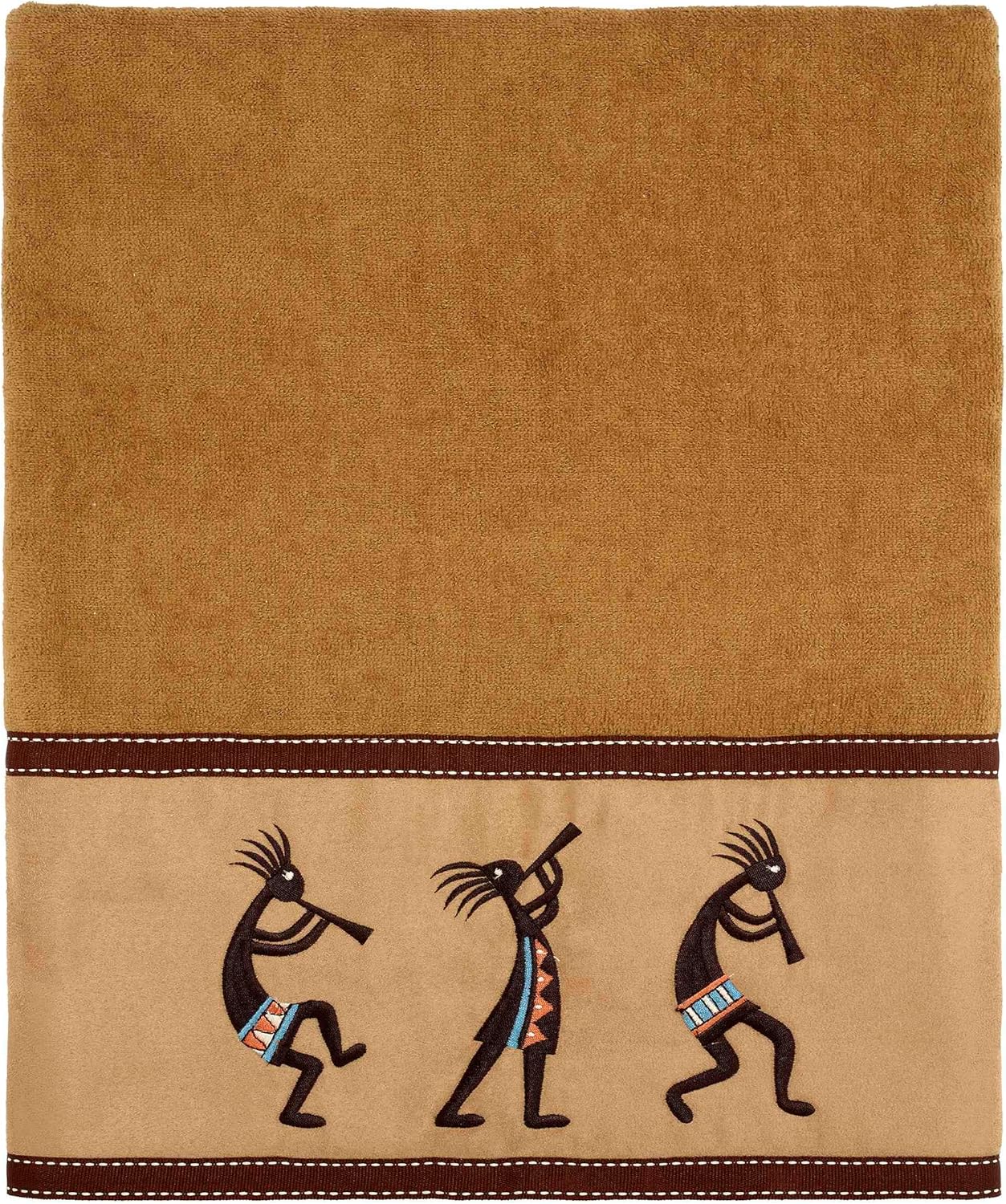 Avanti Linens Kokopelli Bath Towel, Nutmeg