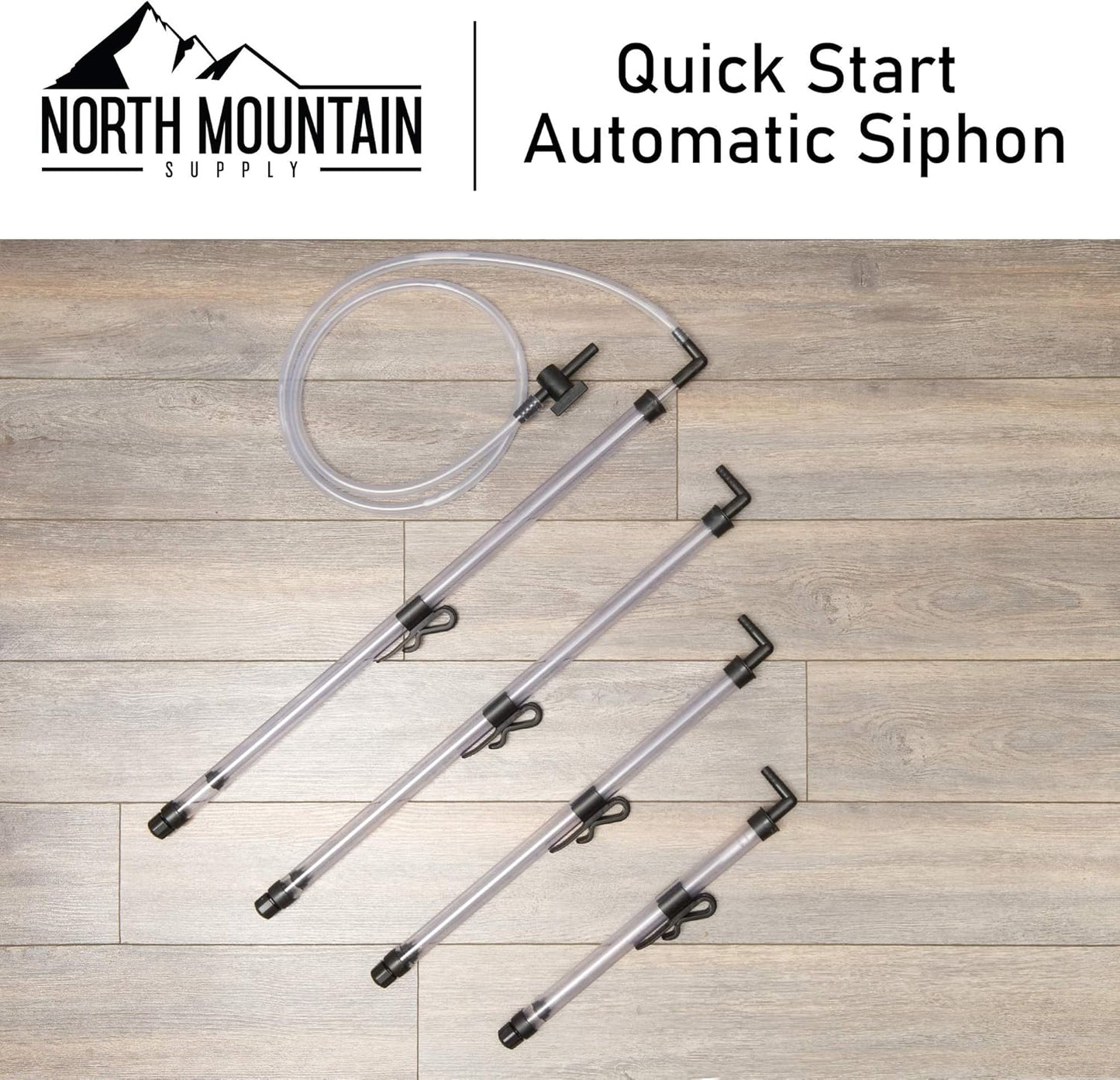 North Mountain Supply Mini Automatic Siphon - Quick Start, 22 Inches