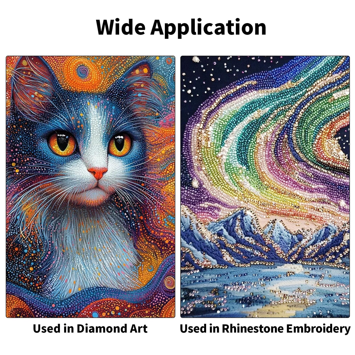 Ferixan Rollers Tool Design for Diamond Painting Beginners: 4-Piece Rollers Set for Aligning & Flattening Diamond Art - Gem Art - Rhinestone Embroidery