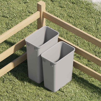 35L 37Qt/9.2Gal, 4000 35 04) Dowell Wastebasket Trash Container, Plastic, Stackable, for Kitchen/Bathroom/Office, Fits