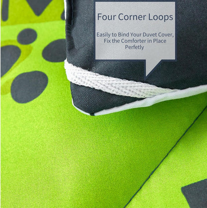 Set Set Set RYNGHIPY Dinosaur Bedding - Twin Size Kids Comforter for Boys & Girls - Soft, Breathable, Cute Dinosaur Bed
