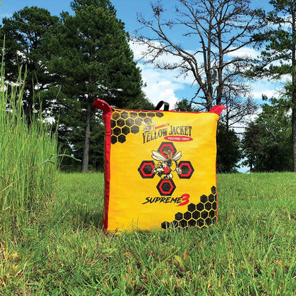 Morrell Yellow Jacket 3 Pack Supreme 3 Archery Bag Target 23"x12" Professional General, Weatherproof, 54 Layers, Dual-Side Shooting, MLDD Construction