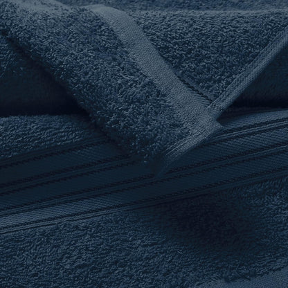 6 Pack Set, 2 28x55 inch, 2 16x24 inch 2 12x12 inch, BOUTIQUO Cotton Towel Contains Bath Towels Hand Towels & Wash