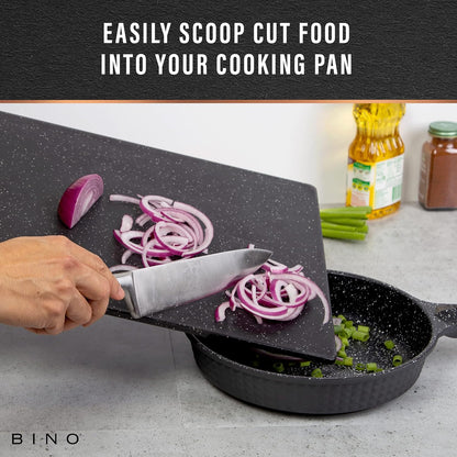 BINO BPA-Free Cutting Board, Durable Large Surface, Dual-Sided, Dishwasher Safe for Kitchen Use